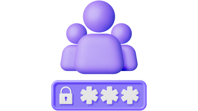 secure group login, user access security, privacy password protection, protected account access, secure user authentication, group login interface, password entry lock, digital identity safeguard