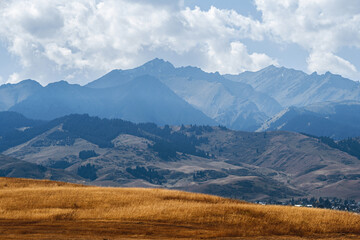 Kazakhstan's natural tapestry - high mountains, wooded valleys and endless grassy plains