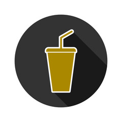 Soda icon isolated on transparent background