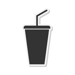 Soda icon isolated on transparent background