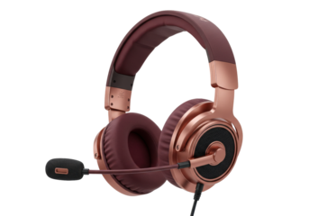 Isolated Headset for gaming communication audio high quality voice chat, no ambient colors