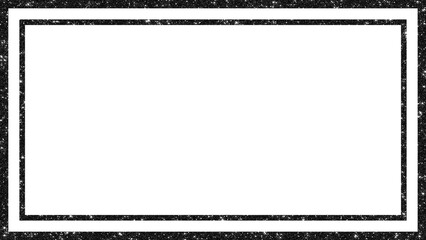 black glitter shiny stars border frame on transparent background, png black friday autumn mega and big sale social media motion design element