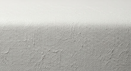 Obraz premium Gray fabric texture with gradient on white background, textile pattern