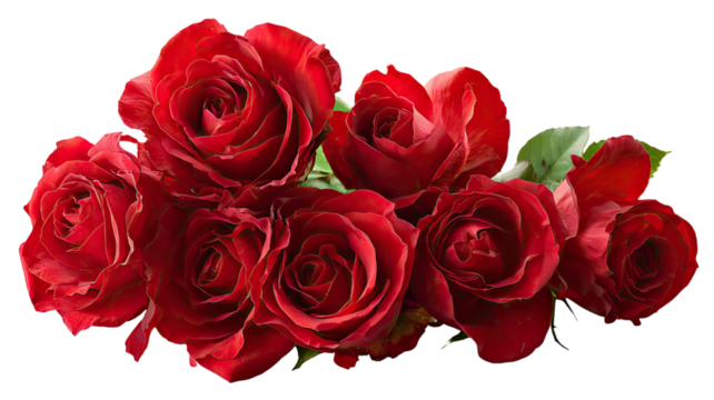 Red roses bouquet for romance and love, a beautiful floral gift