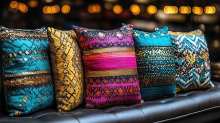 Boho pillow Maximalist decor Dopamine Boucle Travel Tufting Homary be