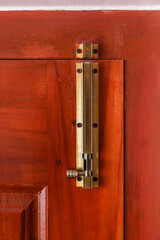 Stainless tower bolt with antique finish