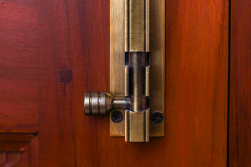 Stainless tower bolt with antique finish	
