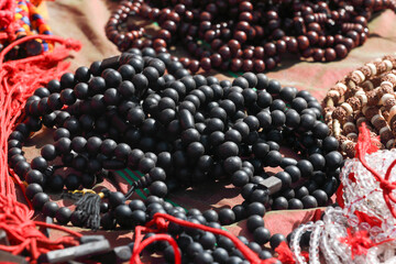 Indian traditional karungali (ebony wood) malas