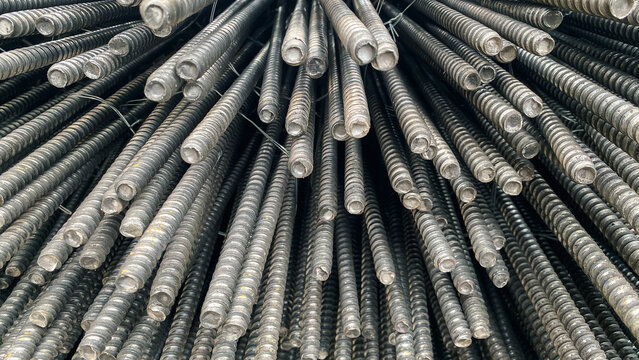 Round bar is a type of concrete reinforcing steel with a ribbed surface. Steel structure in industrial plants 21 may 2025 Bangkok, Thailand