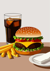 hamburger menu vector