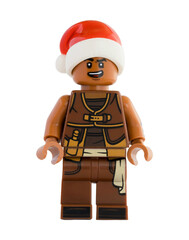 Naklejka premium Dortmund - Deutschland 4. November 2025 - Lego Figur Lysop mit roter Mütze der Serie One Piece - Studio Aufnahme