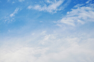 Obraz premium blue sky with clouds