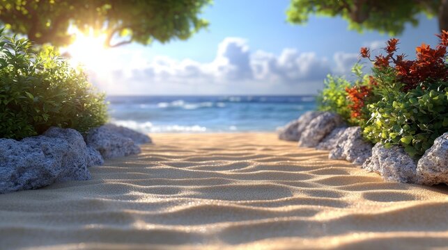 dlss Ai rendering pixijs Wgpu render Roshade Blenderkit Blender Market Reshade Bevy Zen Garden and Serenity Raked sand patterns One main object high quality very detailed Professional image
