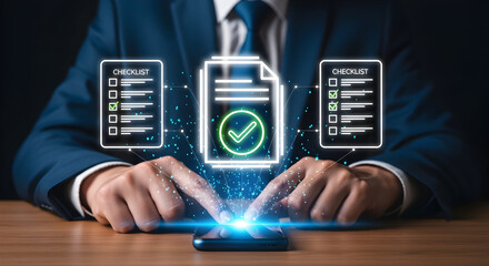 Achieve goals fast with digital checklists and verified success icons