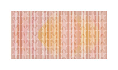 Geometric Gradient Pattern with Star Grid and Symmetrical Color Design