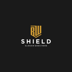 BW Shield Logo Design Inspirations
