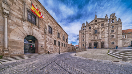 Palace of N&uacute;&ntilde;ez Vela,  Spanish Cultural Heritage, Traditional Architecture, Old City, &Aacute;vila, UNESCO World Heritage Site, Castile and Le&oacute;n, Spain, Europe