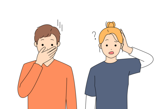 Comedy moment captured during live broadcasting session