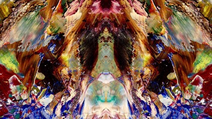 Abstract art background . Hand painting artwork on canvas .