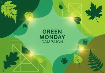 Green monday campaign promoting environmental awareness and sustainability initiatives