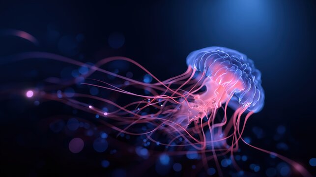 Advanced neural network technology for artificial intelligence and machine learning applications in data analysis, digital innovation, and futuristic computer science - Powered by Adobe