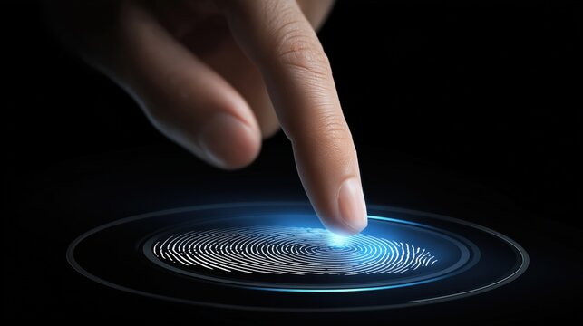 Modern digital touchscreen interface demonstrating innovative technology with user interaction and futuristic electronic device control in high-tech environment - Powered by Adobe