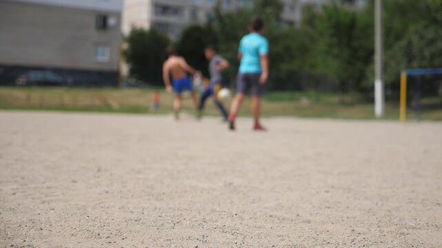 Sportsman training workout sequence on field, showcasing dynamic movement and skillful ball control as athletes engage in an energetic soccer practice session with vibrant surroundings and energy
