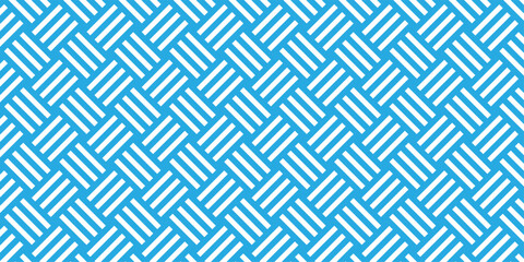 seamless blue pattern texture repeat grid triangle square geometric type cube fabric pattern shapes cover template design.	

