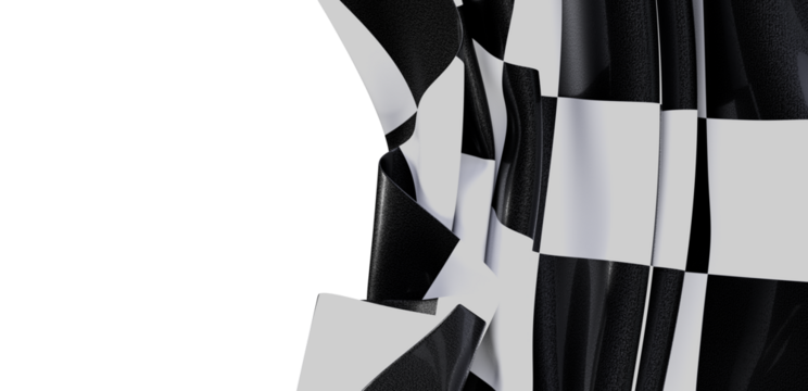 Dramatic, stylish checkered fabric. Perfect for backgrounds, design, and modern concepts.