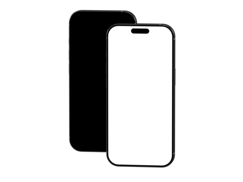 High-quality mockup of a smartphone screen protector. Ideal for app presentations and website designs.