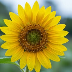 Obraz premium Vibrant Sunflower Close-Up