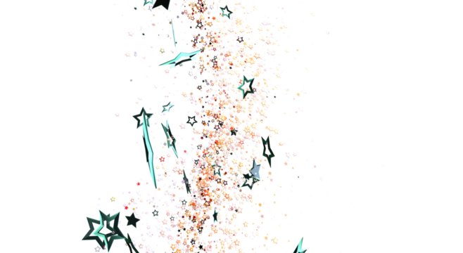 Abstract background of scattered stars on white, ideal for celebrations, holidays, fantasy, and festive designs. Use for event invitations and s