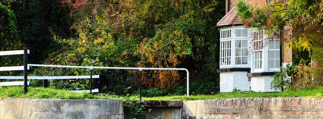 Hatton locks Grand Union Canal Warwickshire England UK
