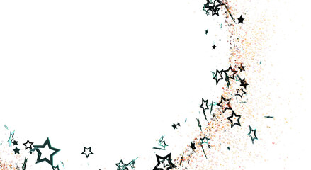 Fototapeta premium Conceptual digital art of a star background with white space and unique style. Ideal for designs requiring a starry or elegant theme.