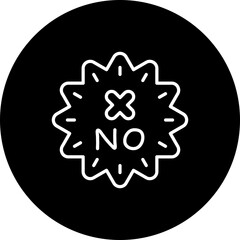 No Sticker Icon