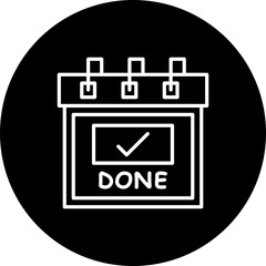 Calendar Done Icon