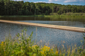 Cycling Through Water Bokrijk
