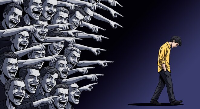 A Walk of Ignominy: The Weight of the Collective Scorn