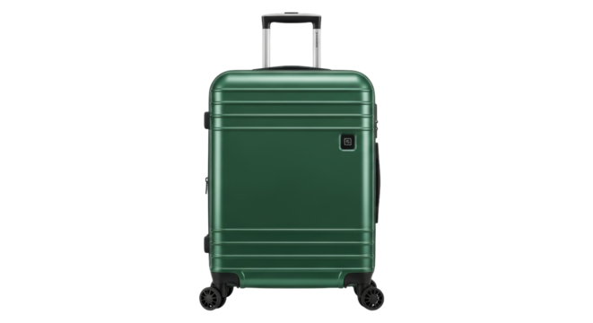 Isolated suitcase against a clean backdrop for commercial use, luggage for travel, trip, adventure