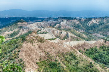Dramatic Calanchi Landscape near Civita di Bagnoregio, Viterbo, Italy