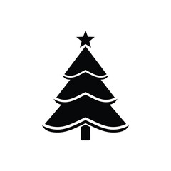 Simple christmas tree with star