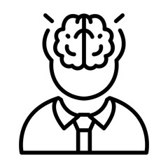 Mental Wellbeing icon vector image. Can be used for Psychology.