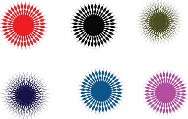 set of abstract circles