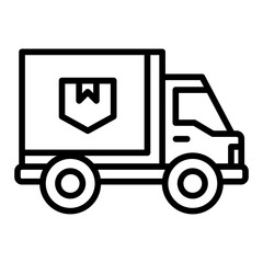 Delivery Truck icon vector image. Can be used for Laundry.