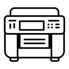 Copy Machine icon vector image. Can be used for Printing.