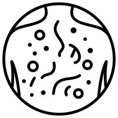 Skin Disease icon vector image. Can be used for Homeless.