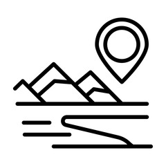 Tracking icon vector image. Can be used for Supply Chain.