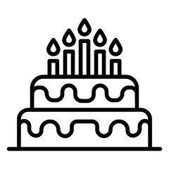 Birthday Party icon vector image. Can be used for Child Adoption.