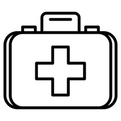 First Aid Kit icon vector image. Can be used for Shooting.