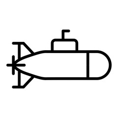 Torpedo icon vector image. Can be used for Shooting.